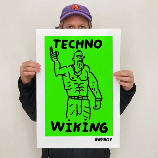 Egyboy Posters TECHNO WIKING Art Print