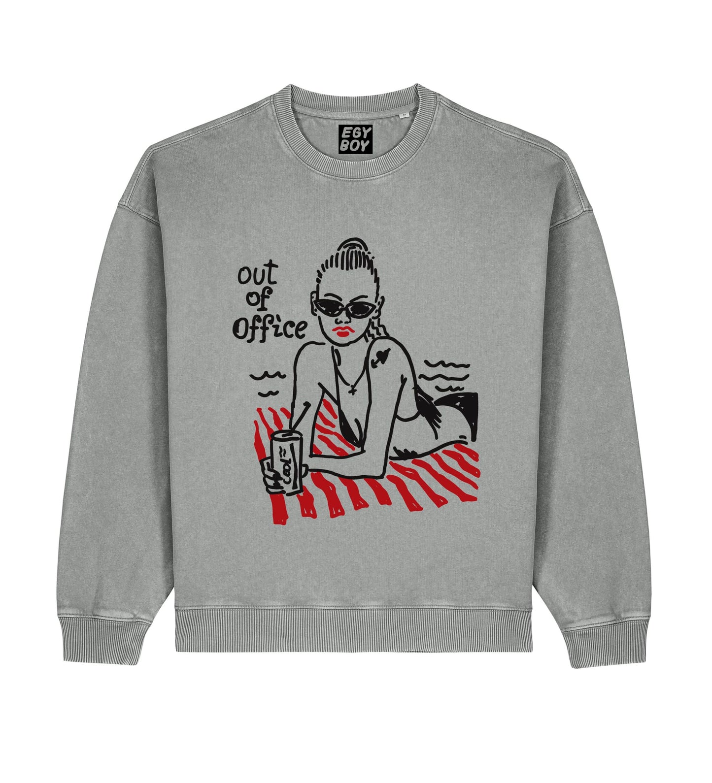 Egyboy Sweater OUT OF OFFICE