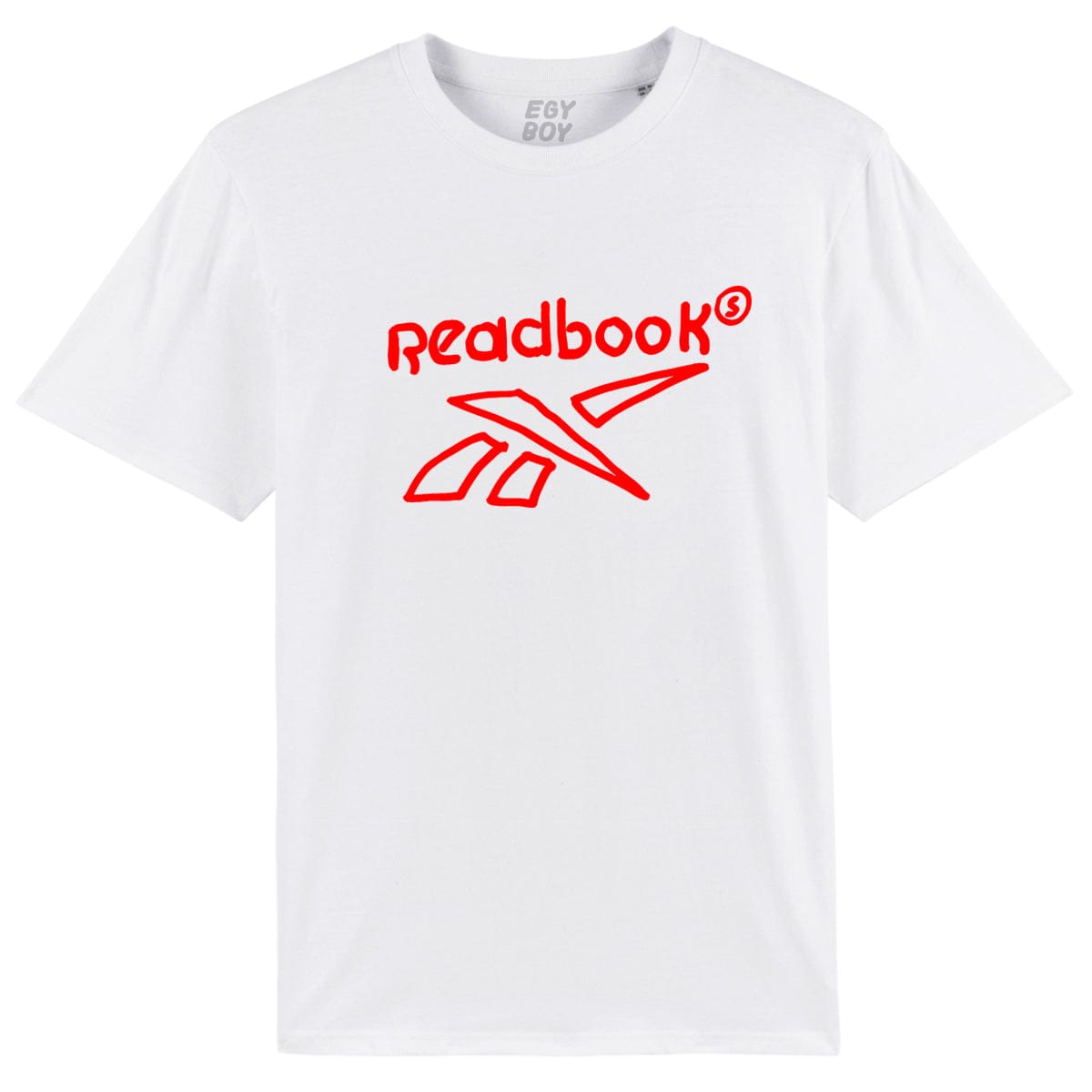 Egyboy T-shirt READBOOK's - Balti Marškinėliai