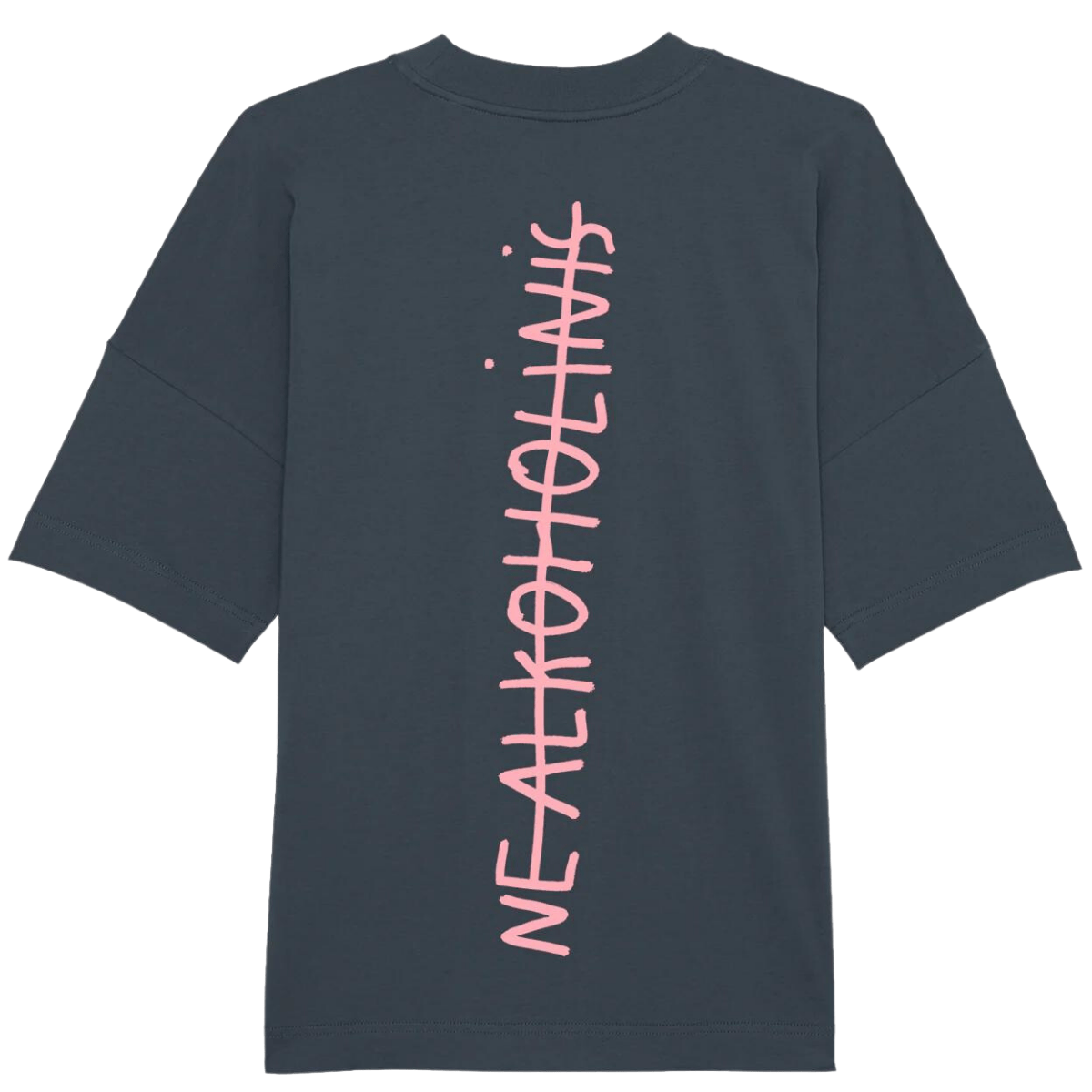 Egyboy T-shirt NEALKOHOLINIS oversized marškinėliai